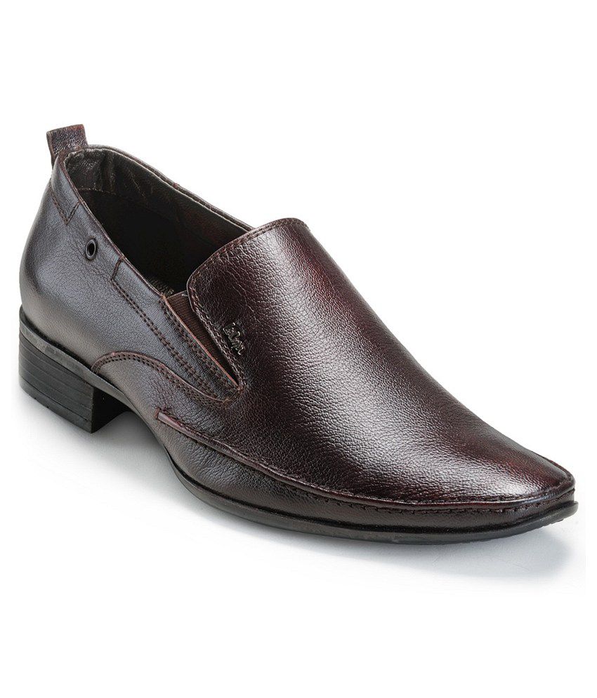 Lee Cooper Brown Formal Shoes Price in 