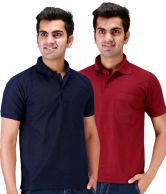 Street  Club Pack Of 2 Classy Polo   T Shirts
