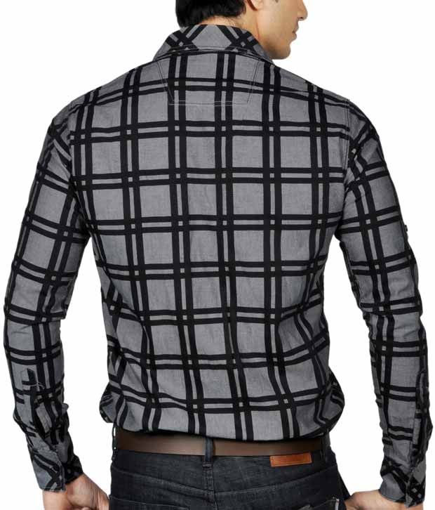 black check shirt matching pant