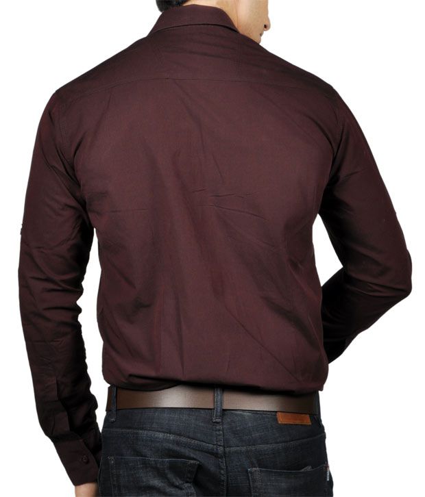 Deswe Chris - Brown Shirt - Buy Deswe Chris - Brown Shirt Online at ...