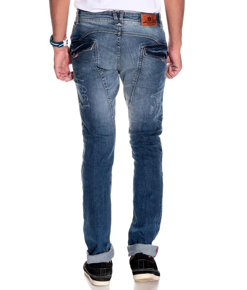 Numero Uno Blue Slim Fit Jeans - Buy Numero Uno Blue Slim Fit Jeans ...