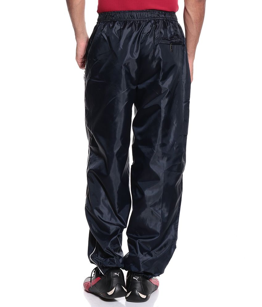 navy polyester pants