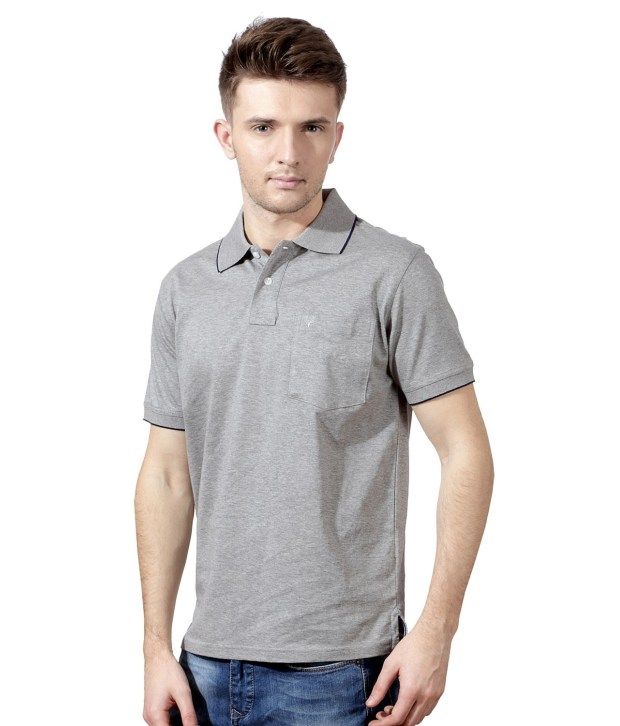 allen solly grey tshirt