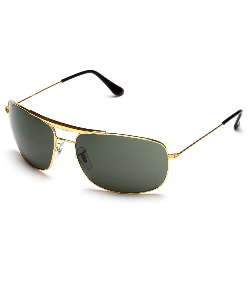 Buy Ray-Ban Green Rectangle Sunglasses 