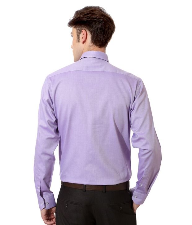 van heusen purple shirt