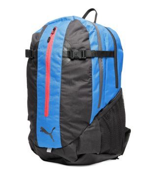 puma unisex blue apex laptop backpack