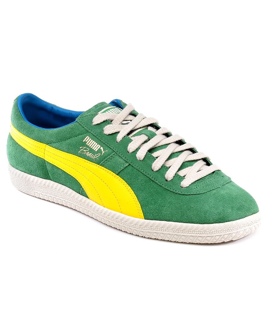 Puma Green Sneaker Shoes - Buy Puma Green Sneaker Shoes Online at Best