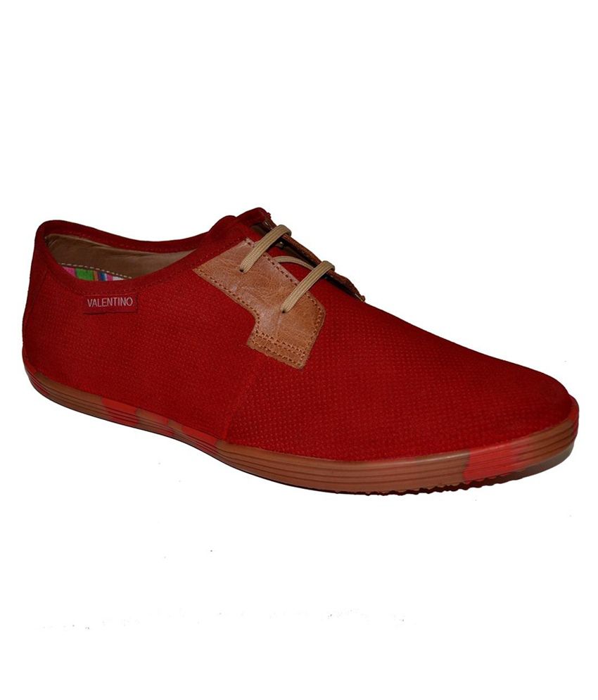 Valentino Red Casual Shoes - Buy Valentino Red Casual Shoes Online at