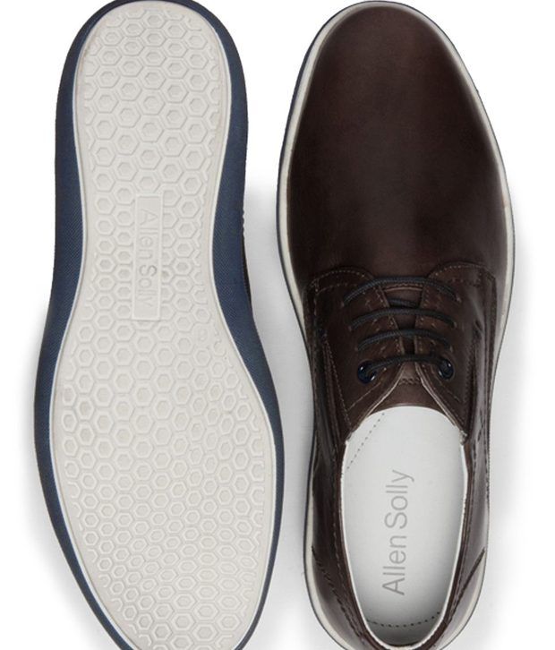 allen solly brown casual shoes