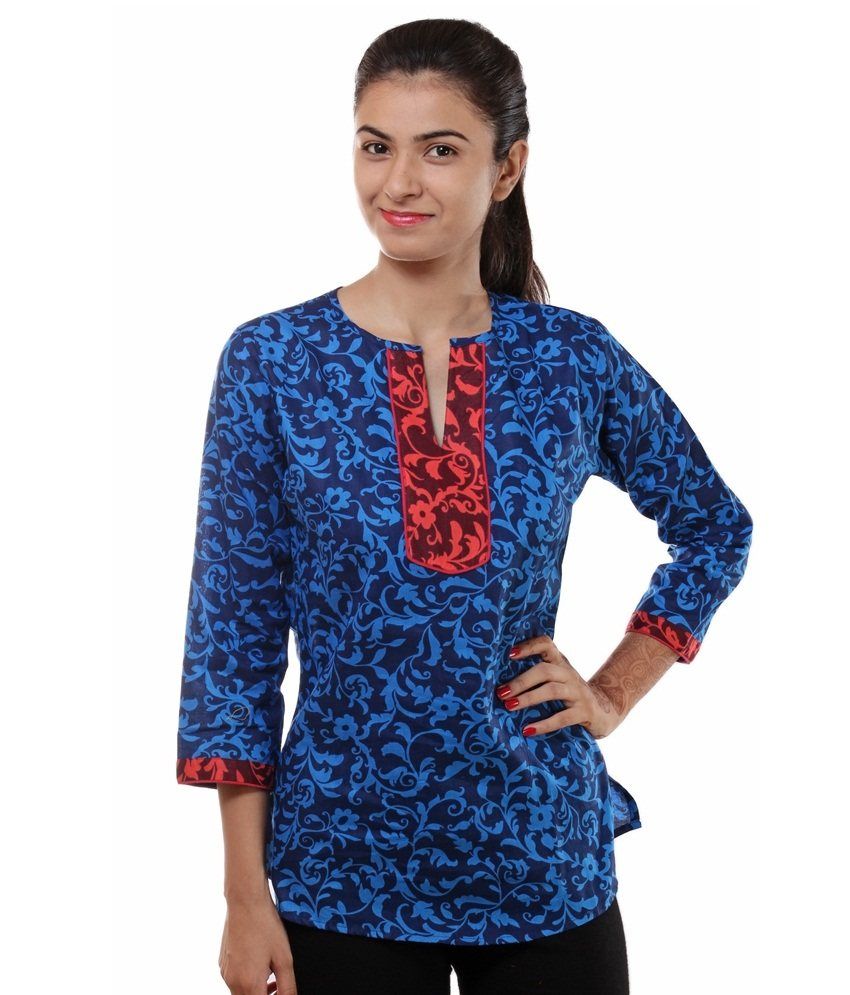 URBANE WOMAN FULL SLEEVES SHORT LENGTH KURTI CUM TOP - Buy URBANE WOMAN ...