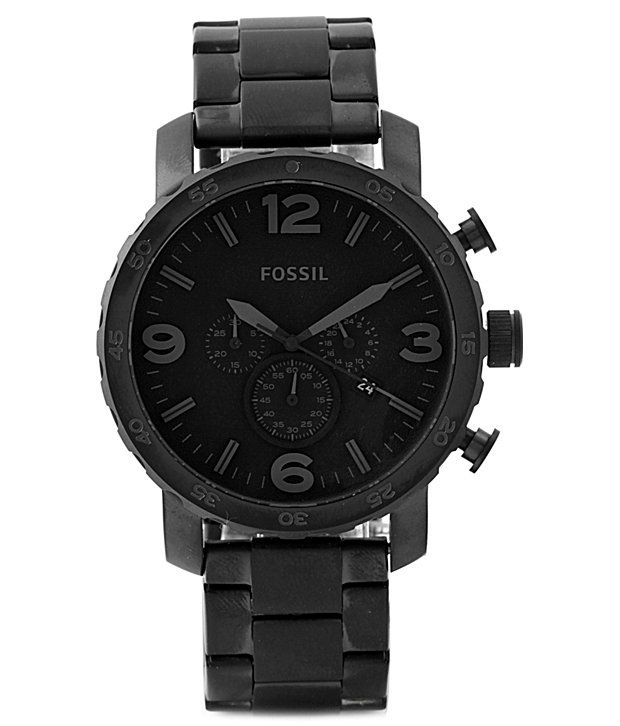 Fossil Nate JR1401 Chronograph Men's Watch Price in India: Buy Fossil ...
