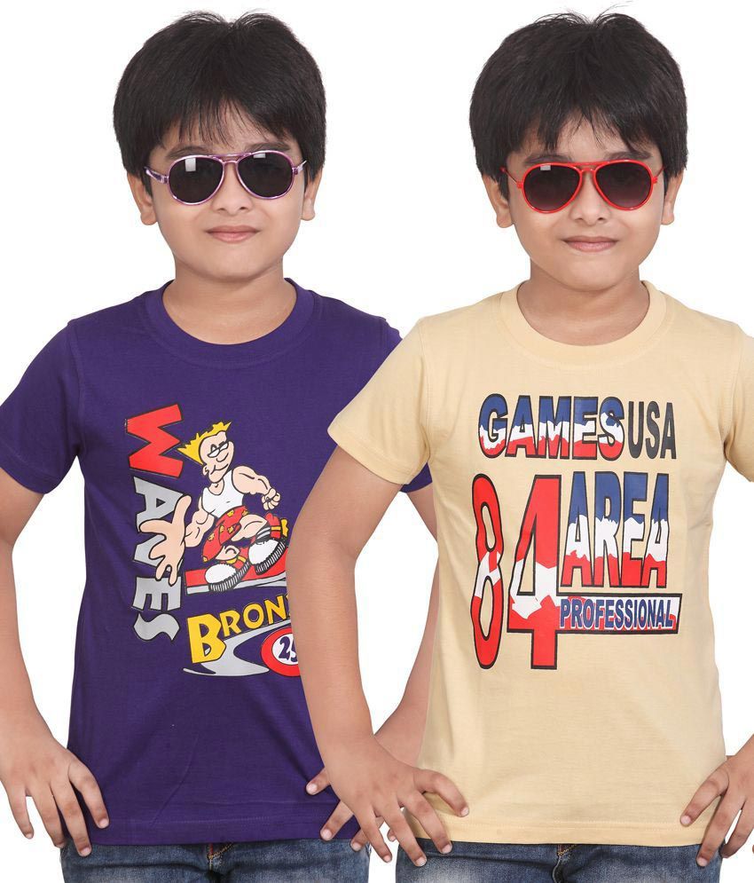 Dongli Brisk Boys T-shirt 2 pcs Combo