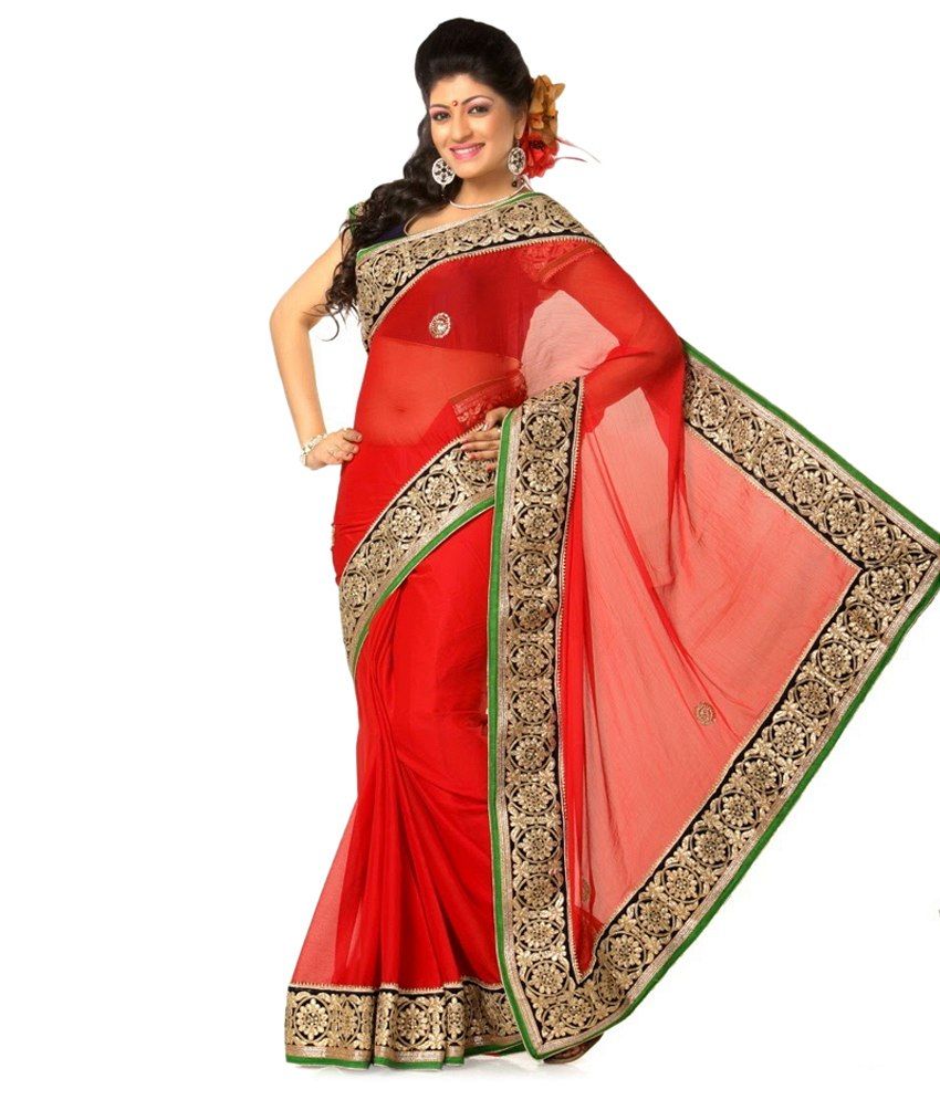 party wear sarees snapdeal