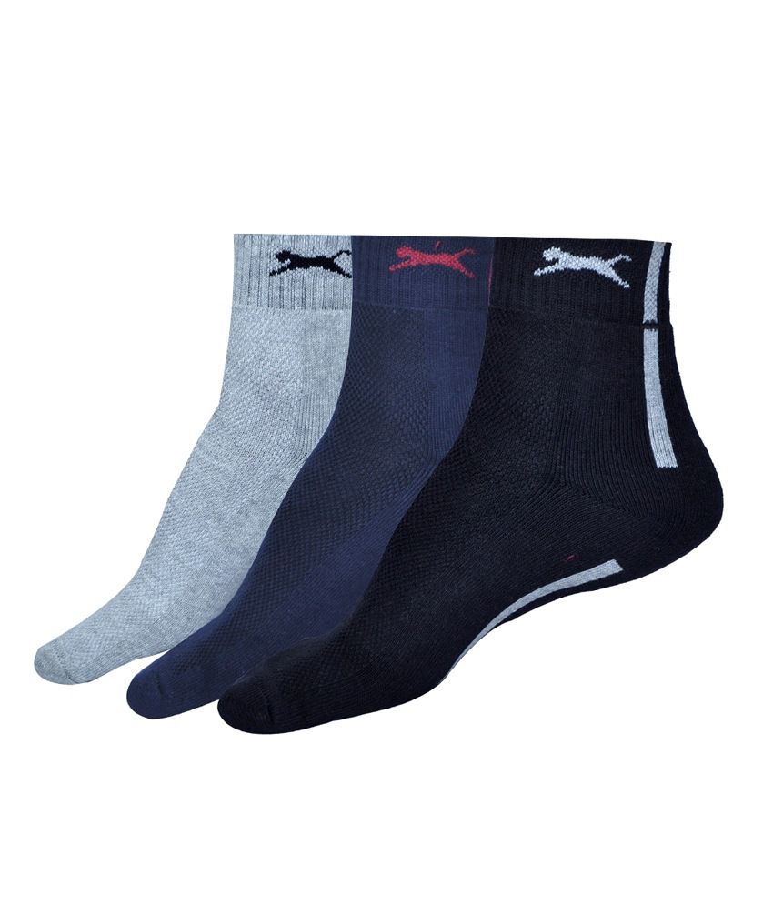 Black Panther Multi Casual Full Length Socks Men 3 Pair Pack: Buy ...
