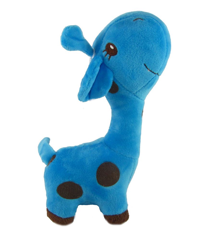    			Tickles Giraffe Soft Stuffed Toy for Kids Boy Girl Gift (Color: Blue Size: 20 cm)