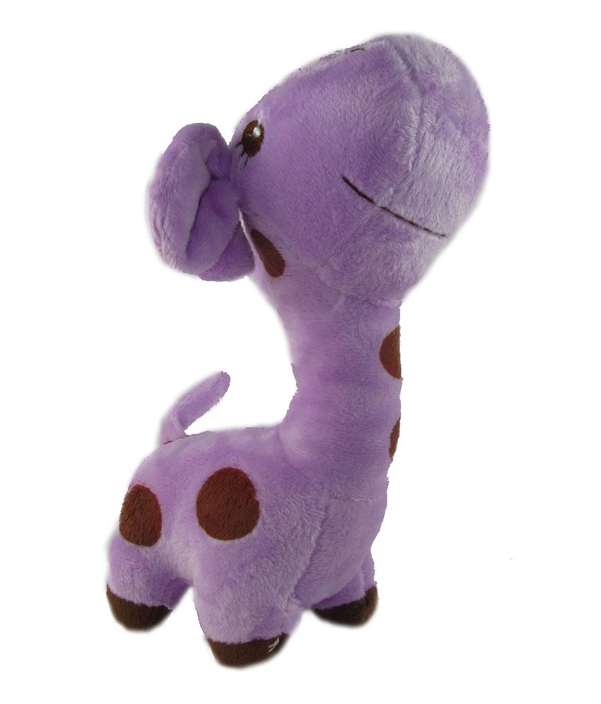     			Tickles Giraffe Soft Stuffed Toy for Kids Boy Girl Gift (Color: Purple Size: 20 cm)