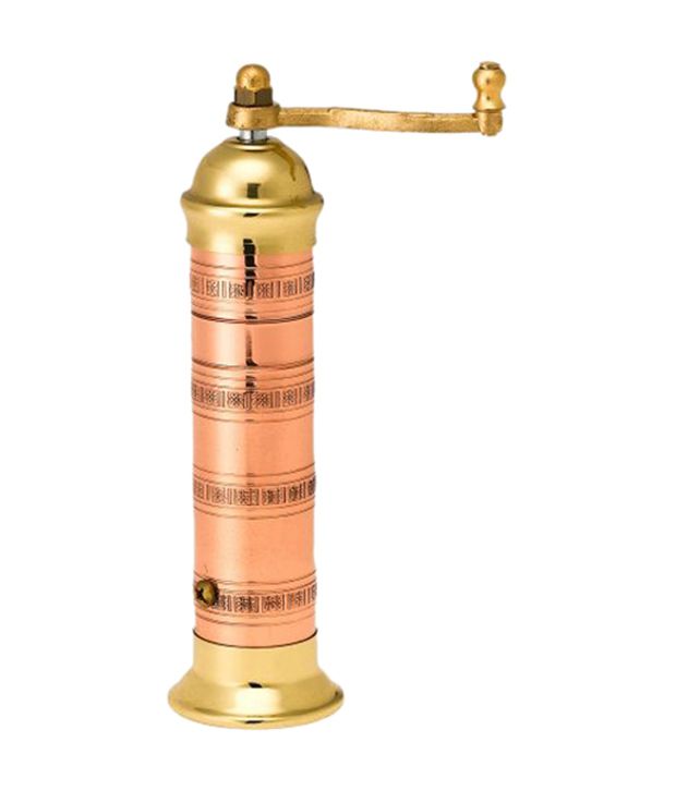 Pepper Mill Imports Gold and Bronze Brass 7.5 inch Pepper Mill Buy