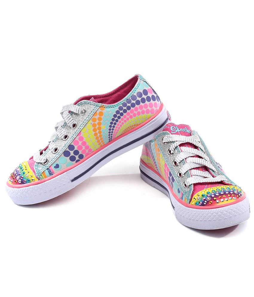 skechers silver shoes