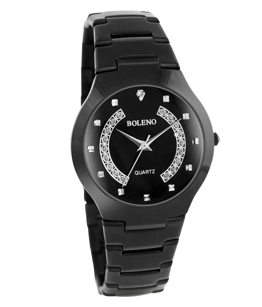 Boleno Black Gents Wrist Watch Buy Boleno Black Gents Wrist Watch