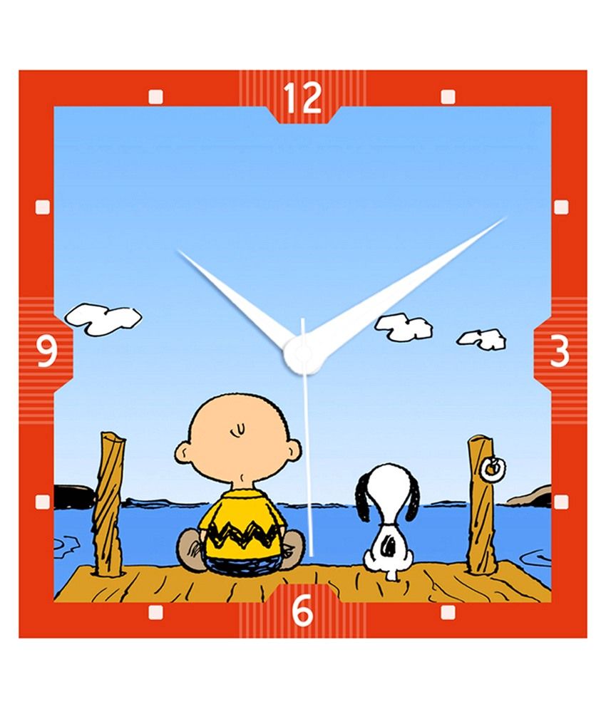 Shopkeeda Blue Engineering Wood Charlie Brown Wall Clock Buy Shopkeeda Blue Engineering Wood Charlie Brown Wall Clock At Best Price In India On Snapdeal