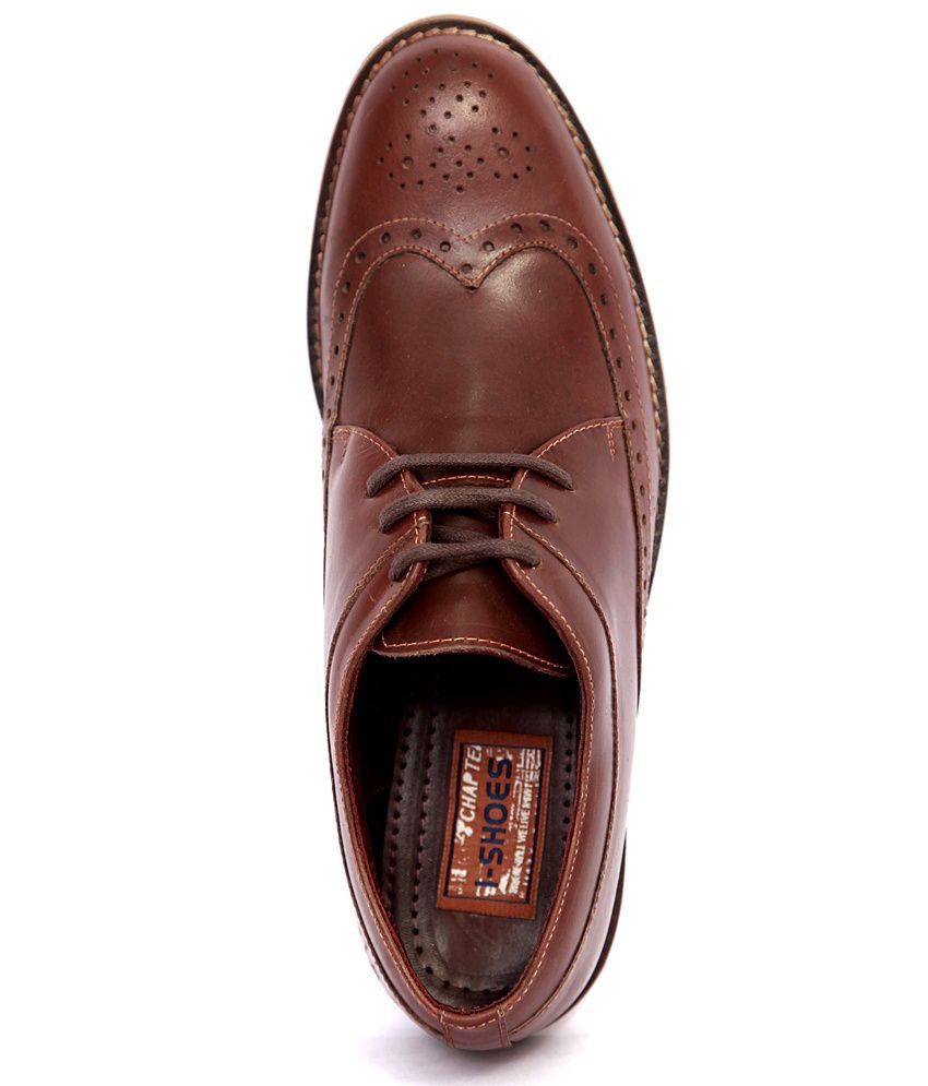 Ishoes Brown Formal Shoes Price in India- Buy Ishoes Brown Formal Shoes ...