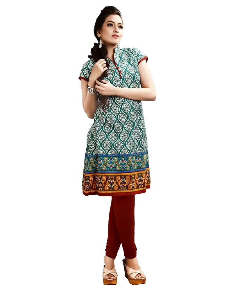 cotton saree kurti design