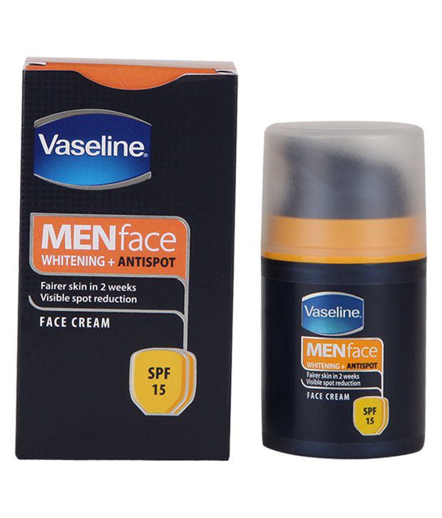Vaseline Men Face Whitening + Antispot Face Spf 15 Cream 