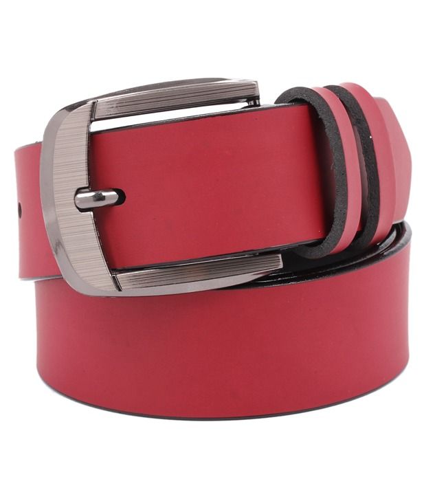 ZION Men's Exclusive Red Belt: Buy Online at Low Price in India - Snapdeal