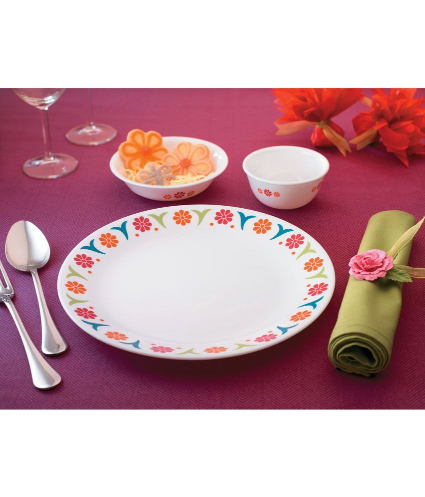 Corelle India Impressions Sunshine 14 Pcs Dinner Set Buy Online at