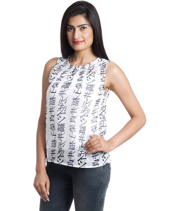 At499 White Polyester Tops Buy At499 White Polyester Tops Online At Best Prices In India On