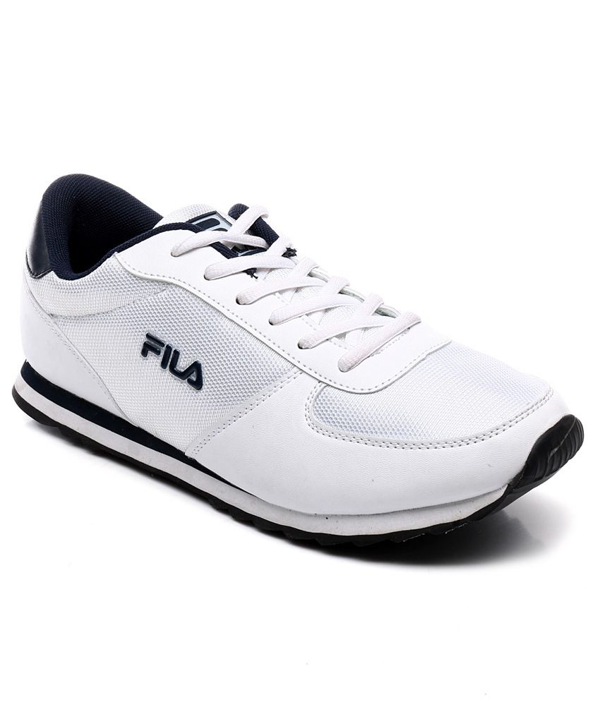 Fila White Sport Shoes - Buy Fila White Sport Shoes Online at Best ...