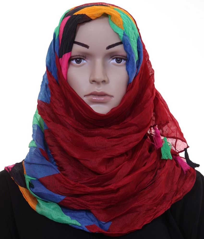 ootd colorful hijab
