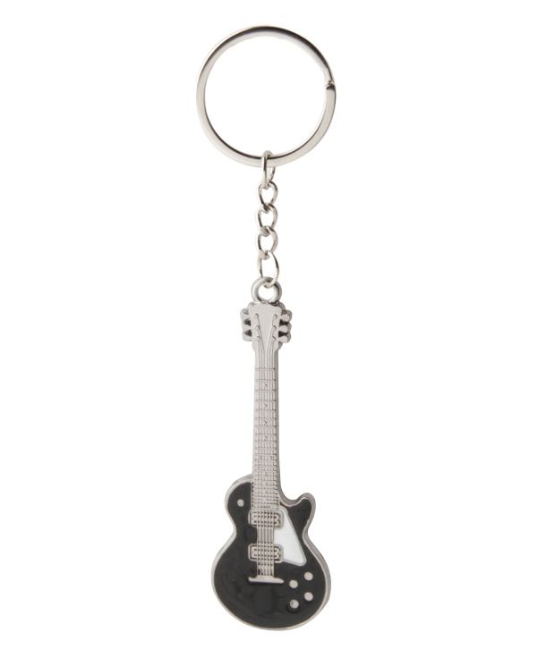 Keepsake Metal Black Guitar Keychain Buy Online at Low Price in India Snapdeal