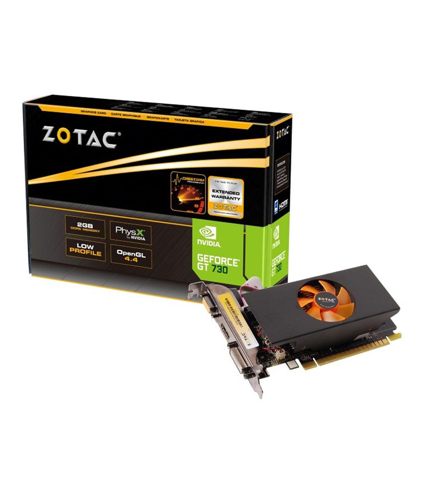 Zotac NVIDIA GT 730 2GB DDR5 Graphics card - Buy Zotac NVIDIA GT 730
