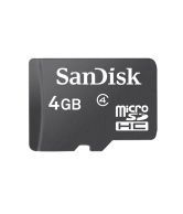SanDisk microSDHC Card 4GB, CLASS 4