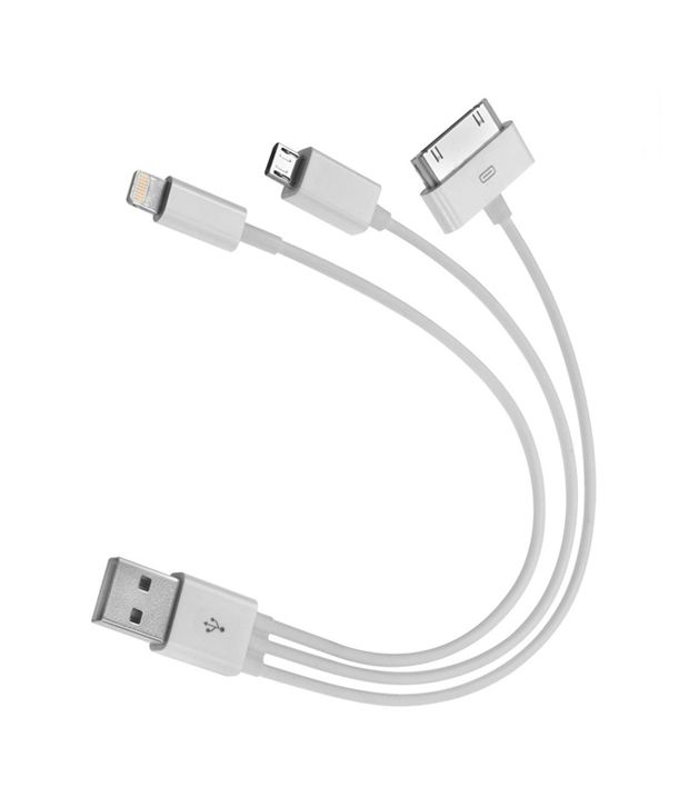 Mini/htc/samsung/android Data Cable - Buy Egizmos 3-in-1 Usb Cable 
