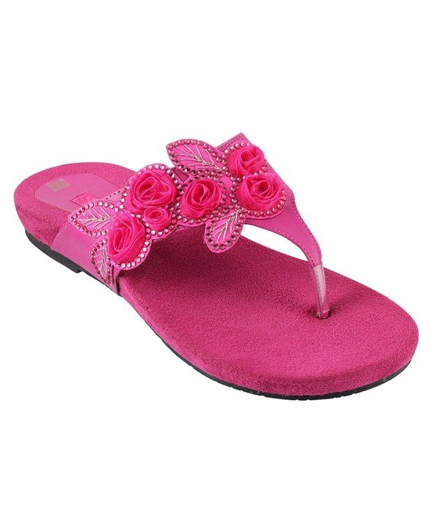 pink colour slipper