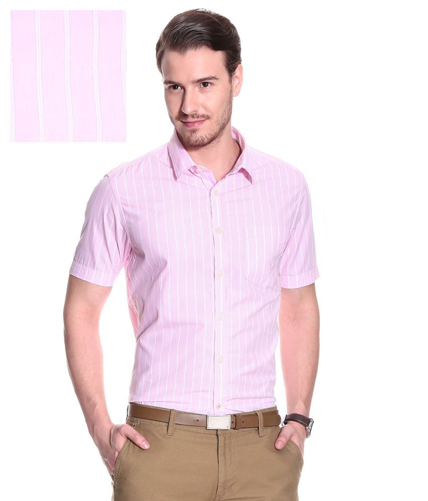Indian Terrain Pink Formals Shirt - Buy Indian Terrain Pink Formals ...