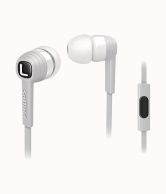 Philips CitiScape Indies with Mic SHE7055WT/00 In Ear Headphones - White
