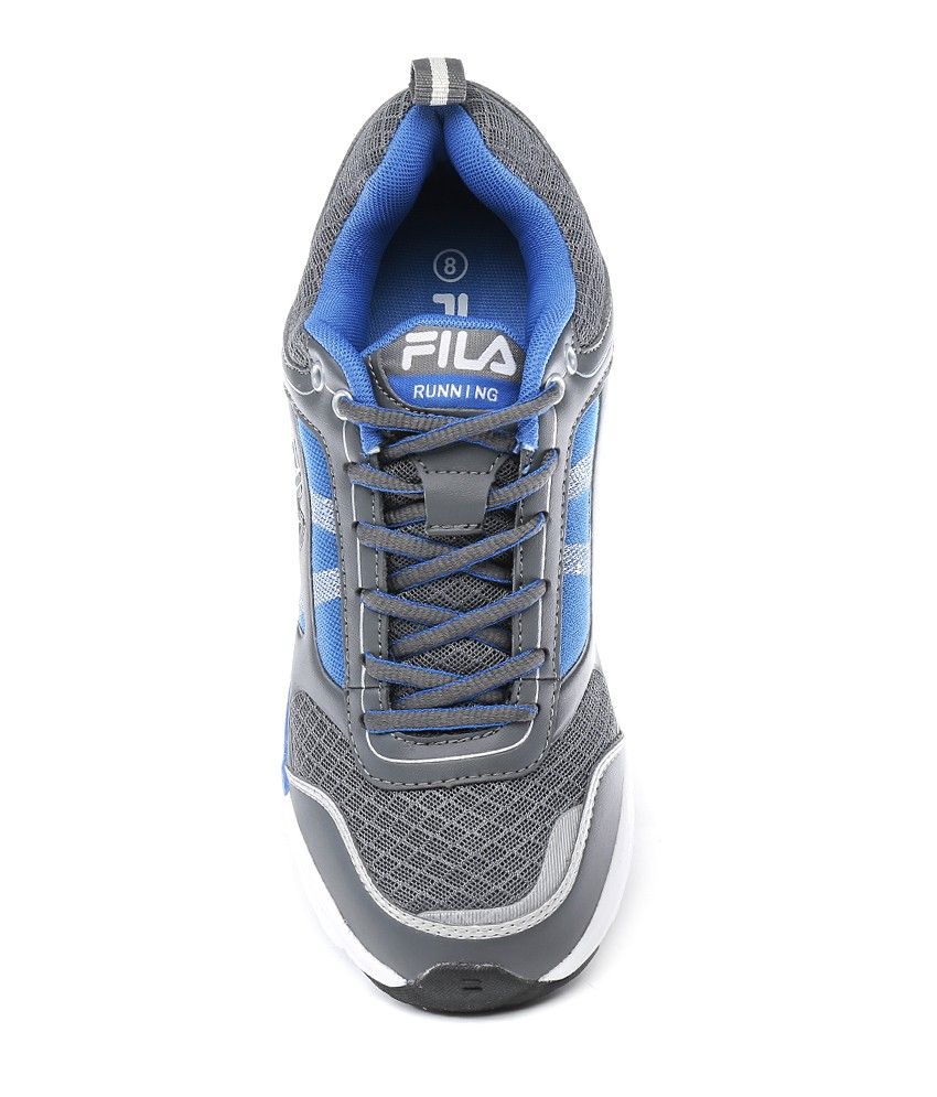 fila grey sports shoes