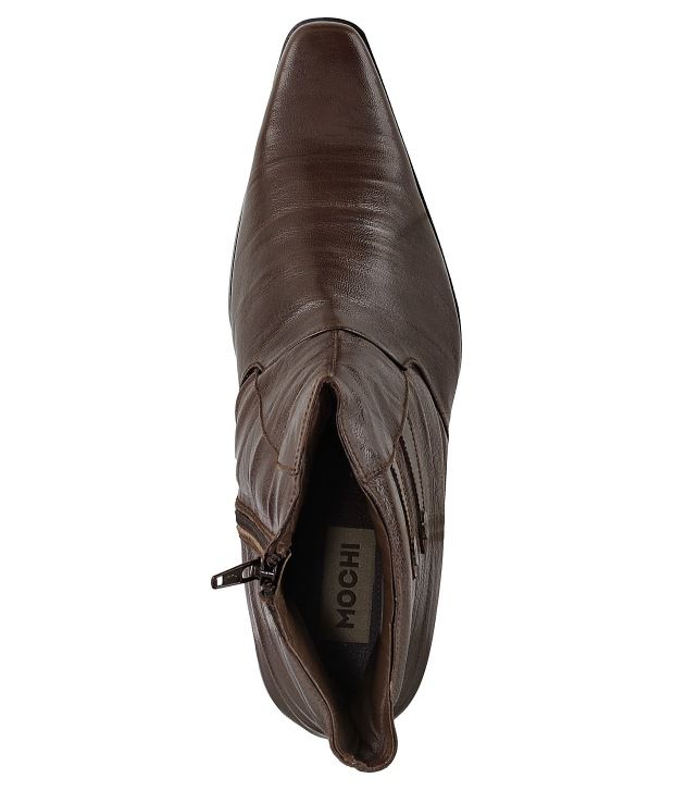 Mochi Brown Formal Shoes Price in India 