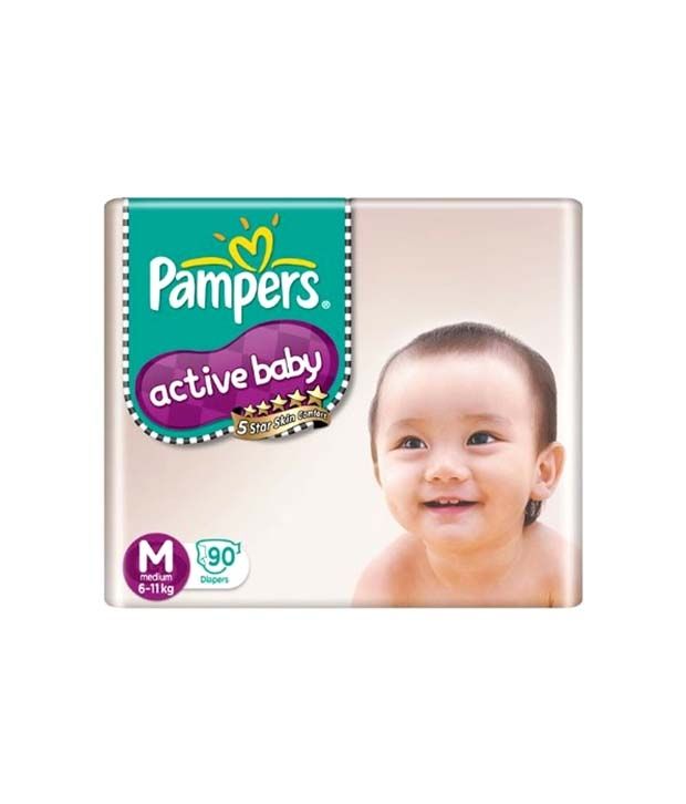 pamper active baby medium