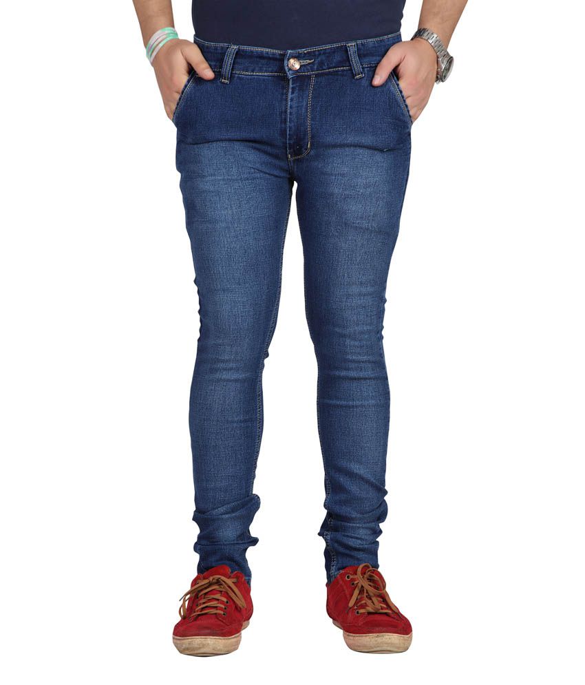 Indian Summer Blue Skinny Fit Jeans - Buy Indian Summer Blue Skinny Fit ...