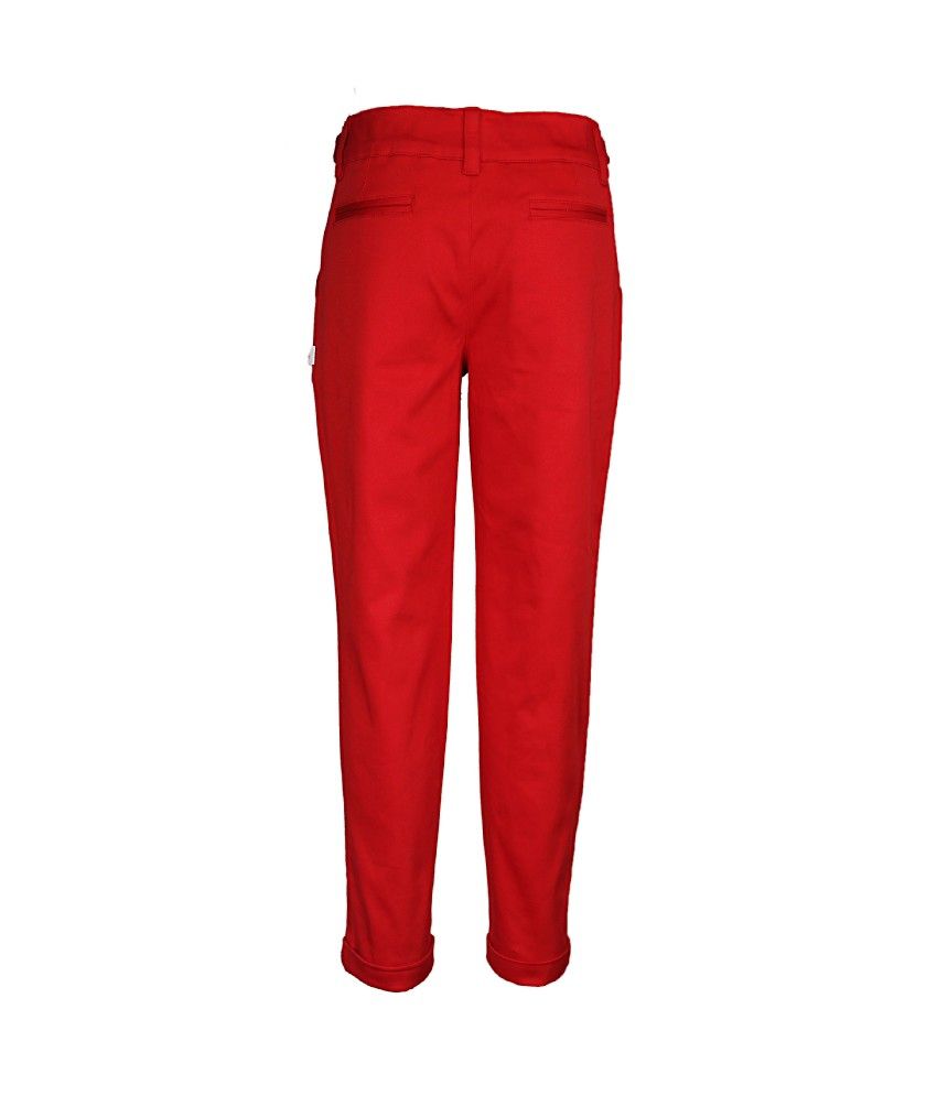 ShopperTree Red Cotton lycra Pants - Buy ShopperTree Red Cotton lycra ...