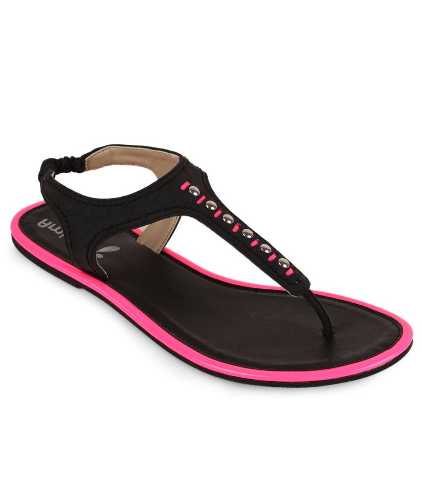 pop womens amica ankle strap flat sandals
