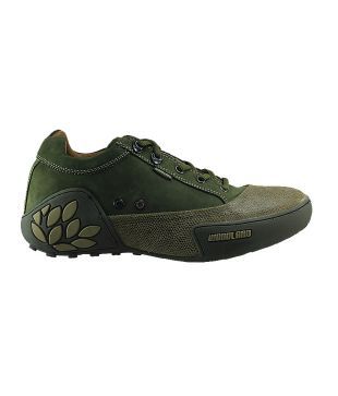 woodland green casual shoes