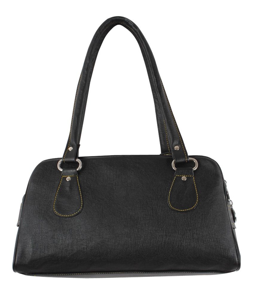 Hysty Black Leather Shoulder Bags Buy Hysty Black Leather Shoulder