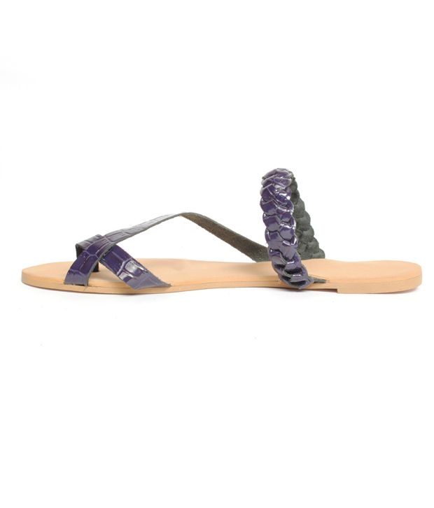 cheap purple flats