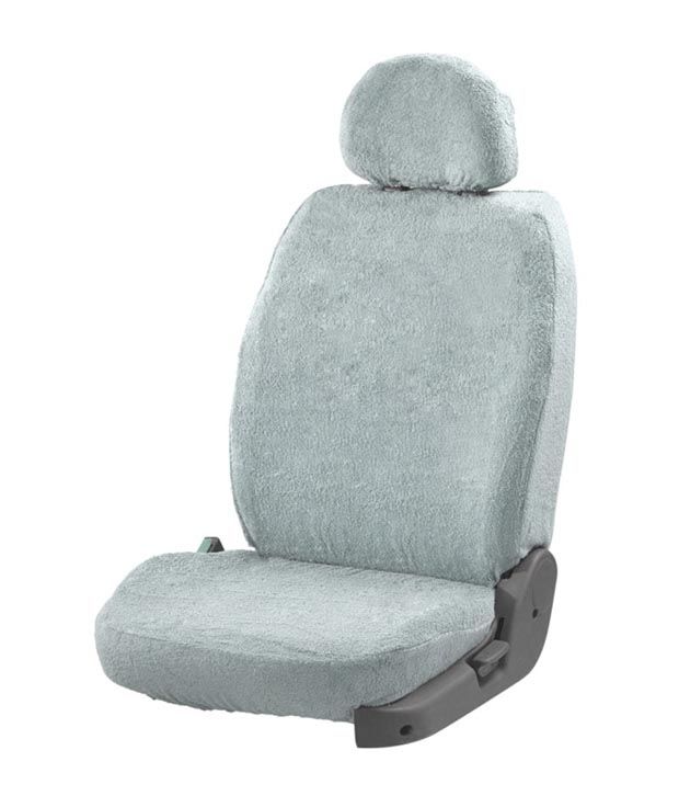 Autofurnish Car Seat Covers Towel (white) Complete Set For Maruti