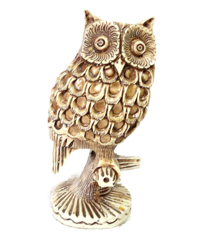 resin owl garden ornament